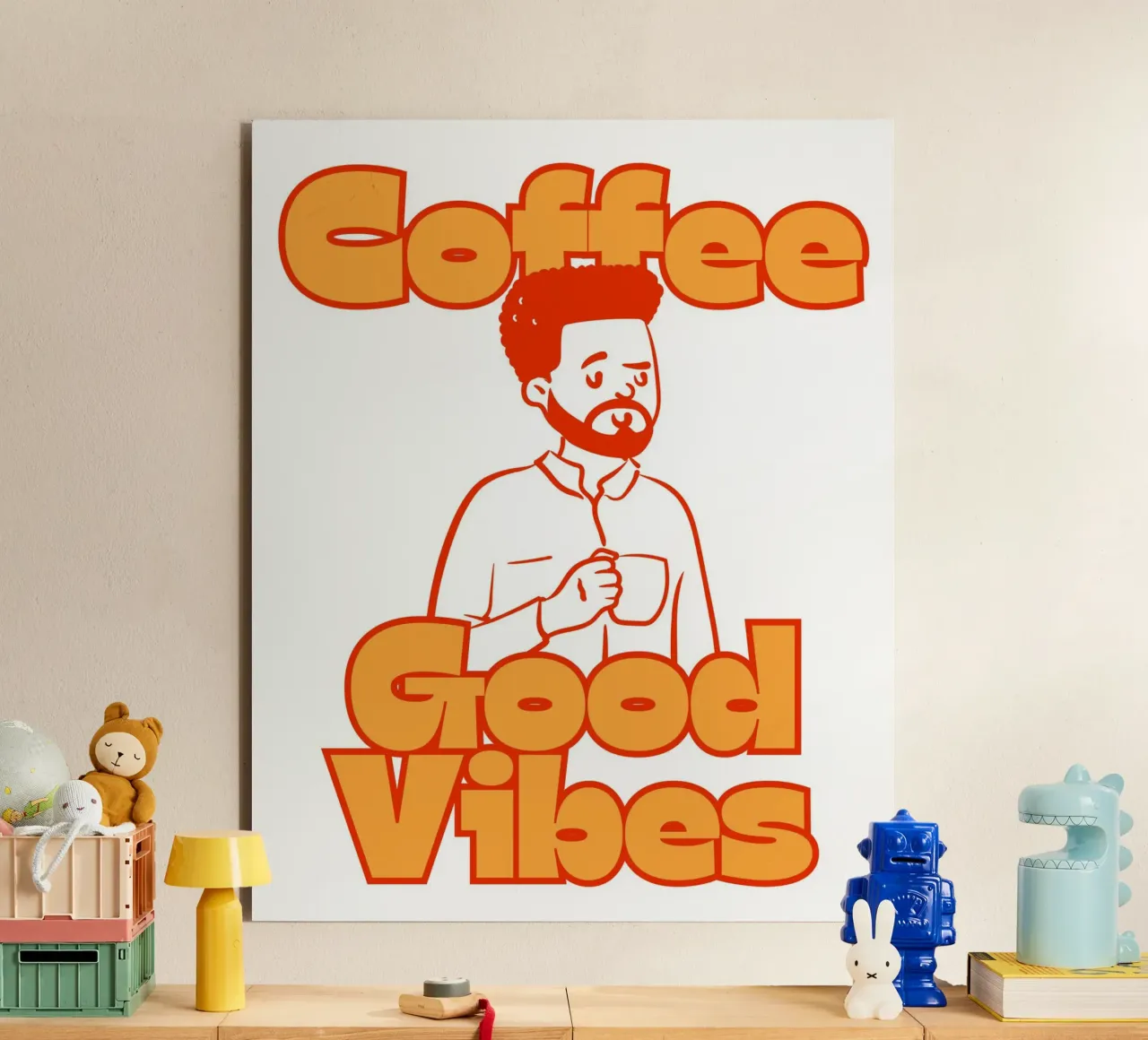 COFFEE GOOD VIBES alluminio dibond da COFFEE CLUB