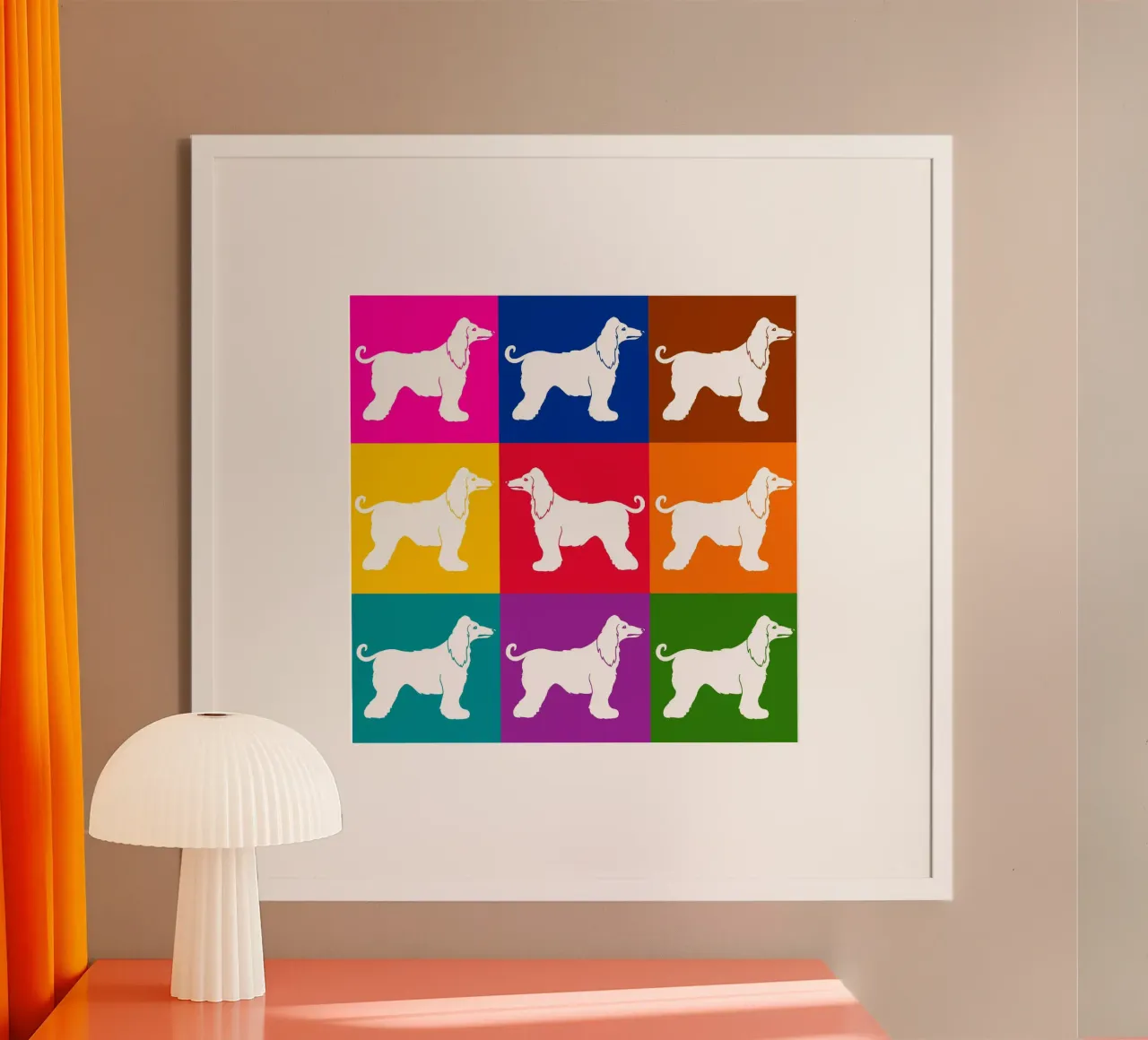 Mastino afgano poster da Pop dogs