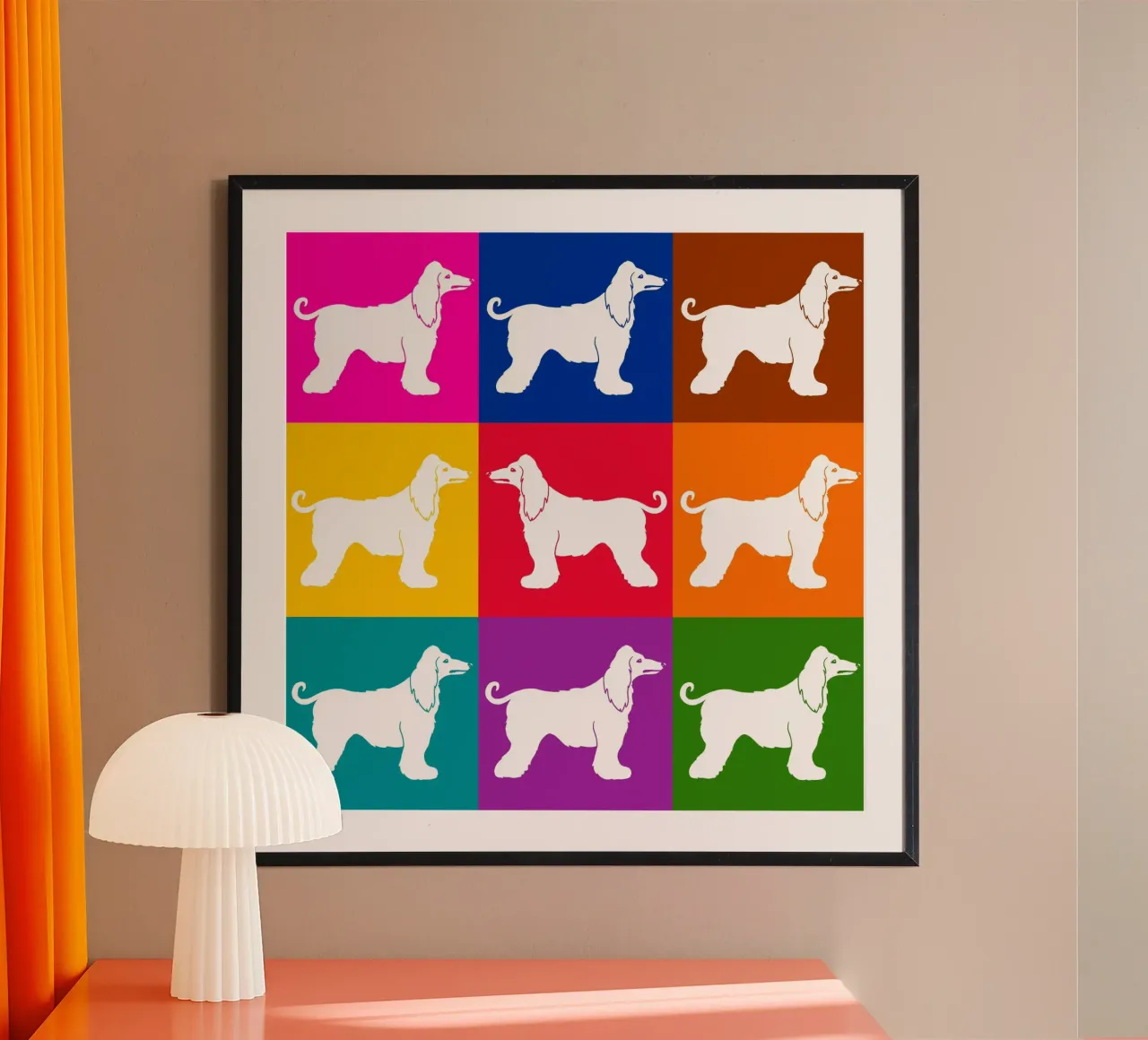 Mastino afgano poster da Pop dogs