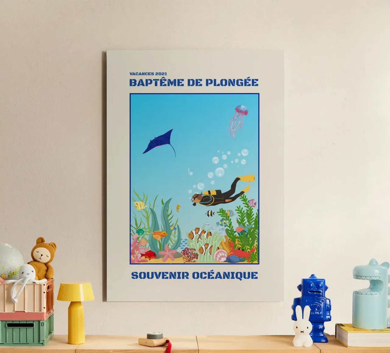 INTRODUCTORY DIVING DIVE forex plate by Illustrated Memories