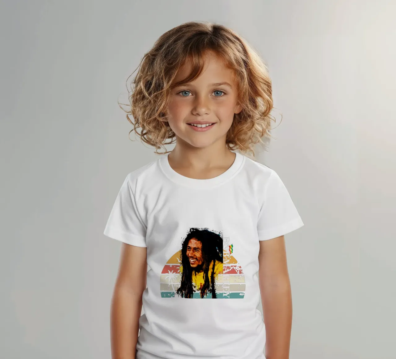 Bob Marley kids t-shirt by Gunawan Rb