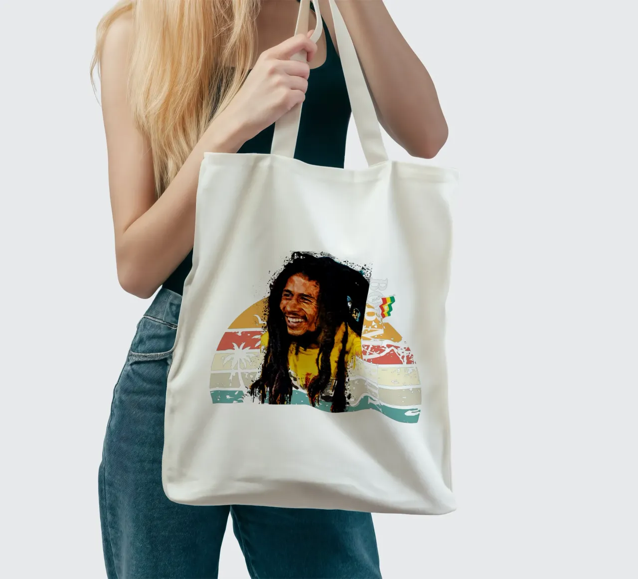 Bob Marley Jutebeutel von Gunawan Rb