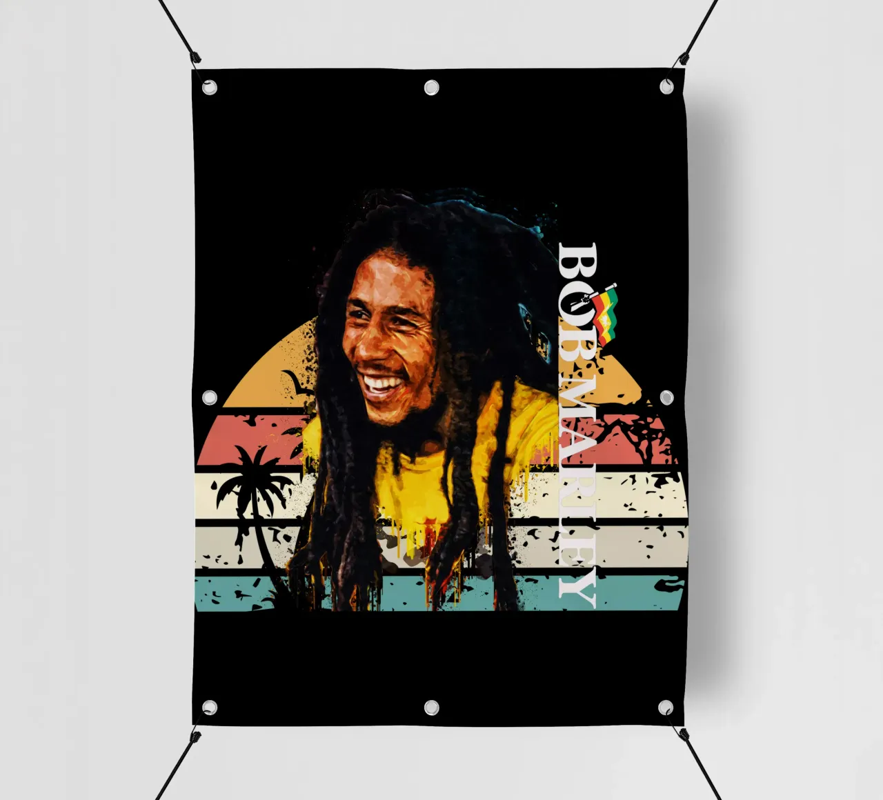 Bob Marley telo in pvc da Gunawan Rb