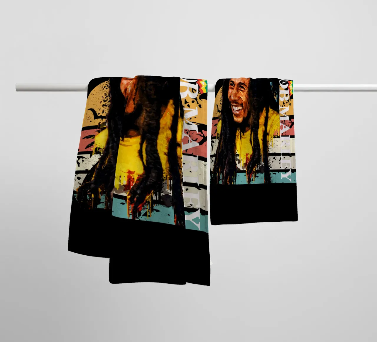 Bob Marley Handtuch von Gunawan Rb