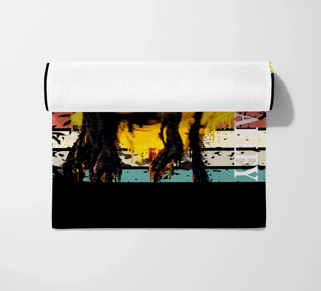 Bob Marley beach towel by Gunawan Rb