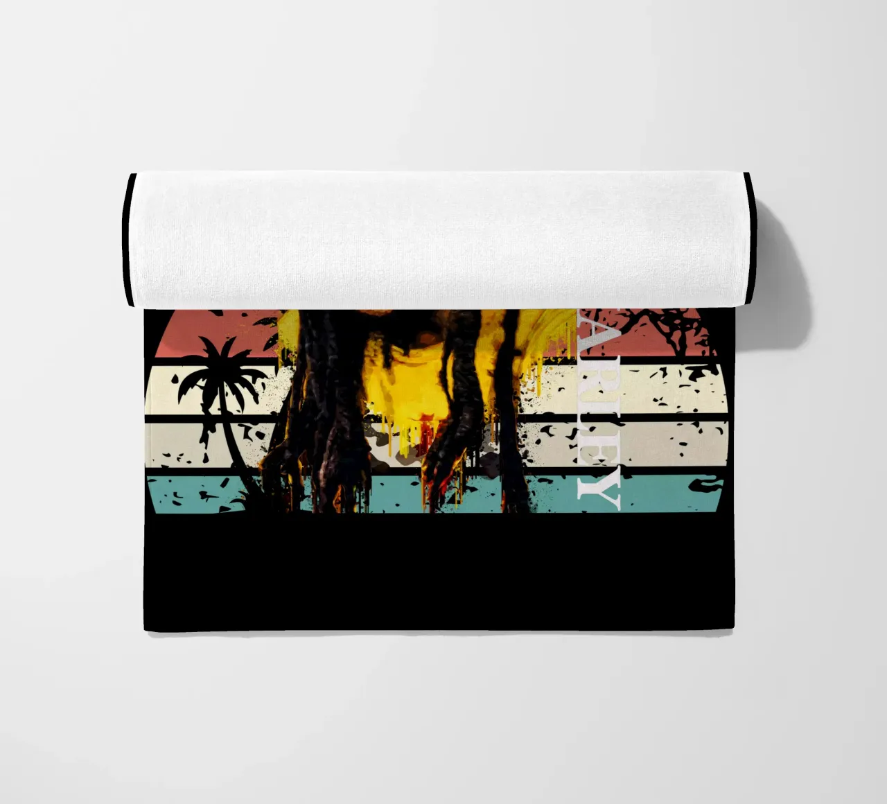 Bob Marley beach towel by Gunawan Rb