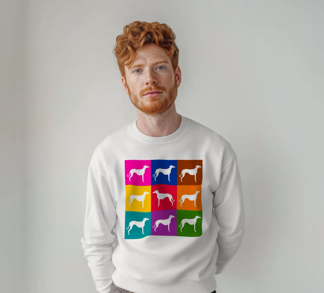 Sighthound sweatshirt by Pop dogs