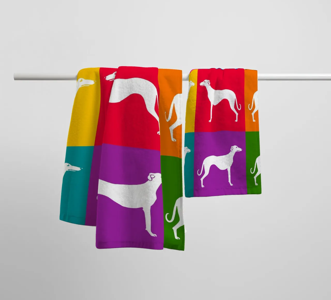 Segugio asciugamano da bagno da Pop dogs
