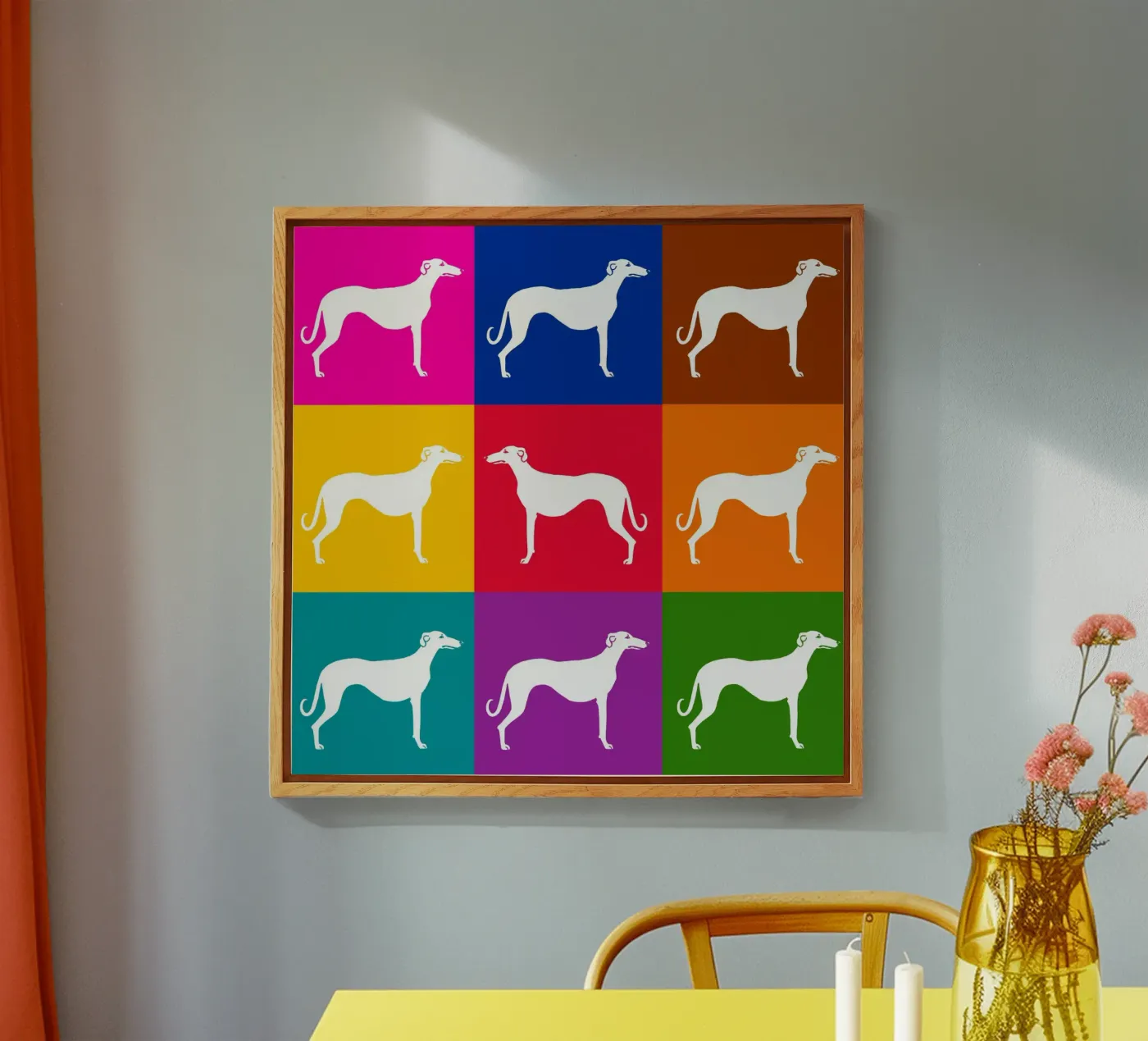 Windhond acryl van Pop dogs