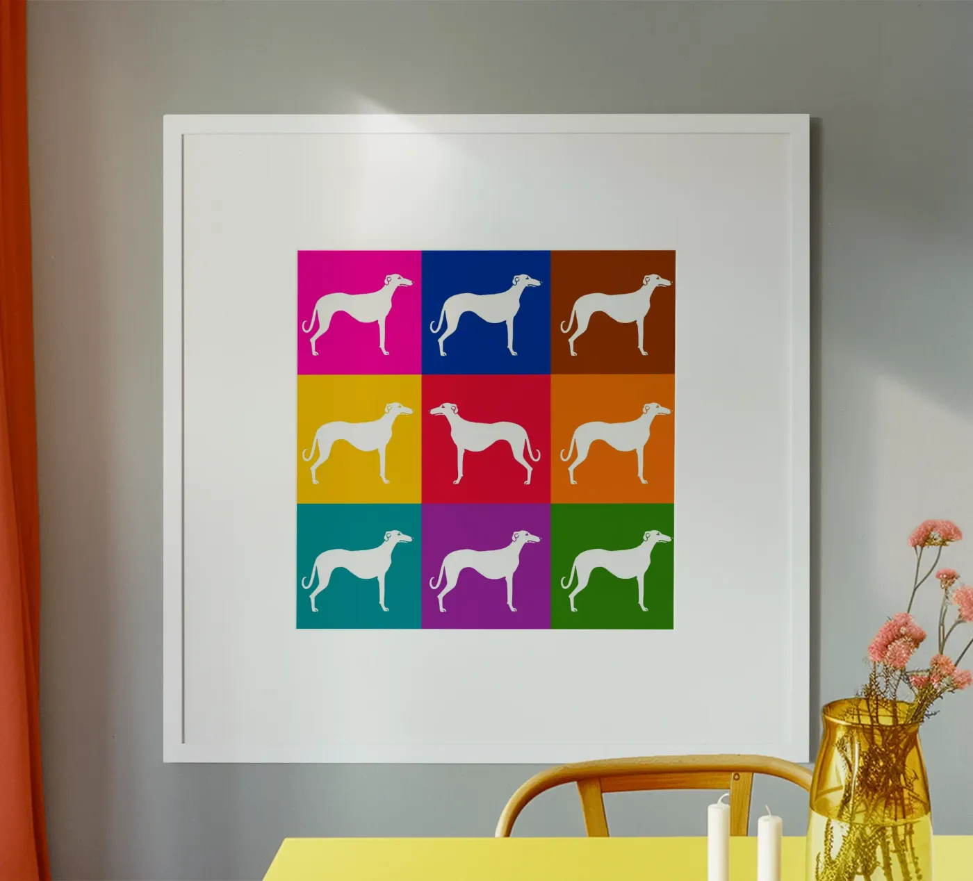 Lévrier poster de Pop dogs