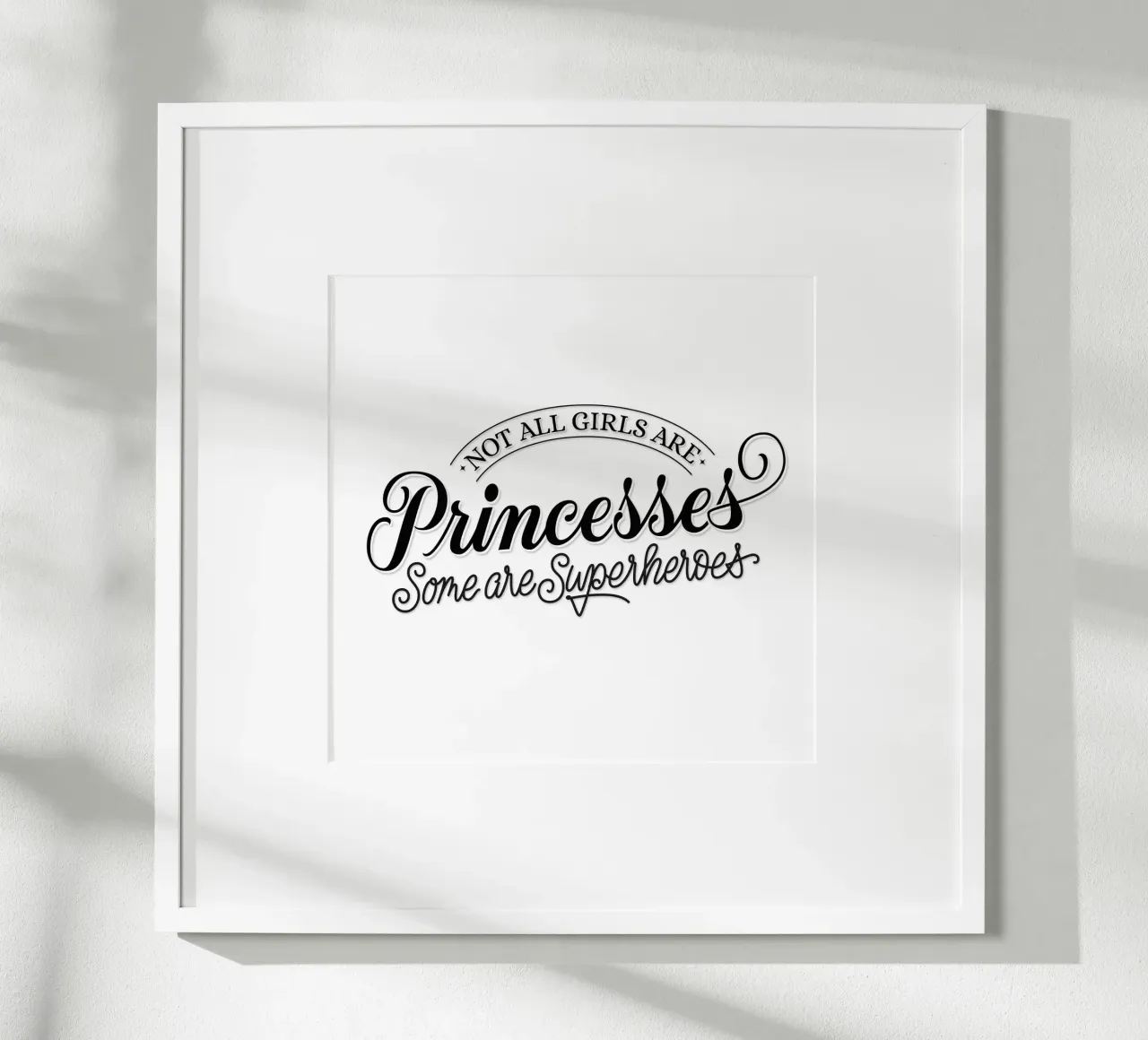 Non tutte le ragazze sono principesse ... detto divertente poster da CalliLetters
