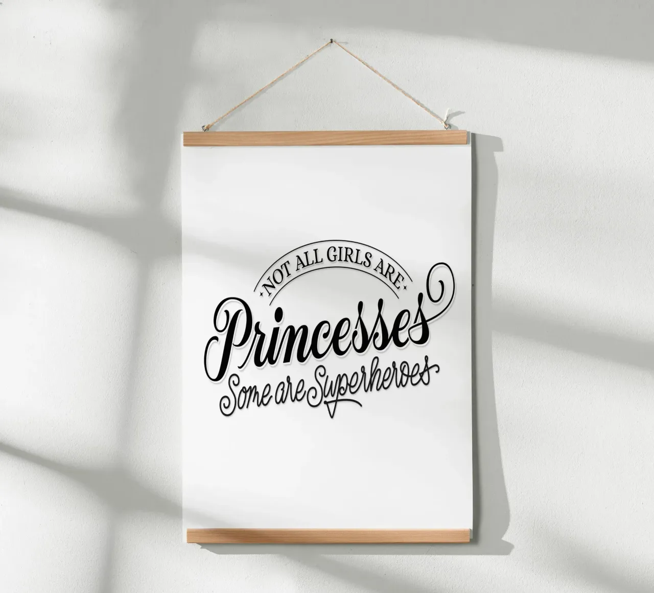 Non tutte le ragazze sono principesse ... detto divertente poster da CalliLetters
