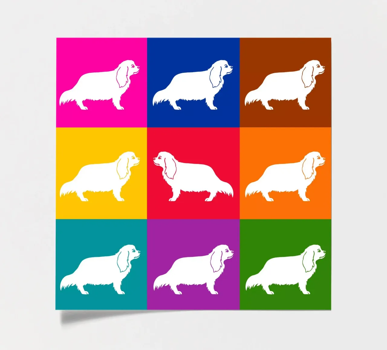 Cavalier King Charles Stickerbogen von Pop dogs