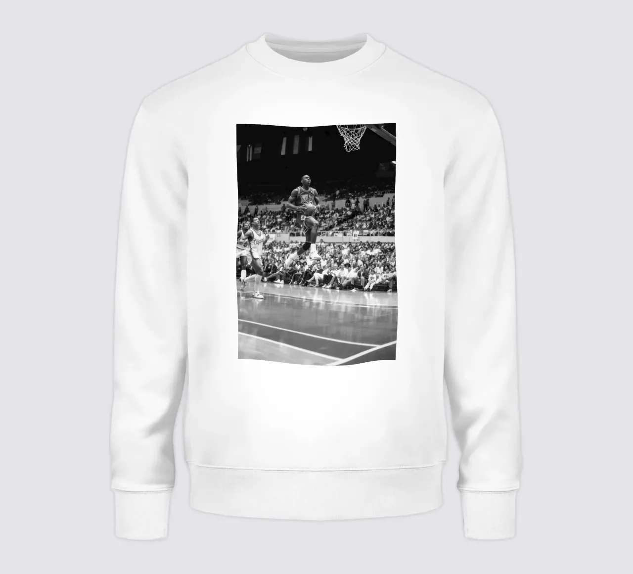 Michael Jordan in volo (1990) felpa da BLACK WITH WHITE