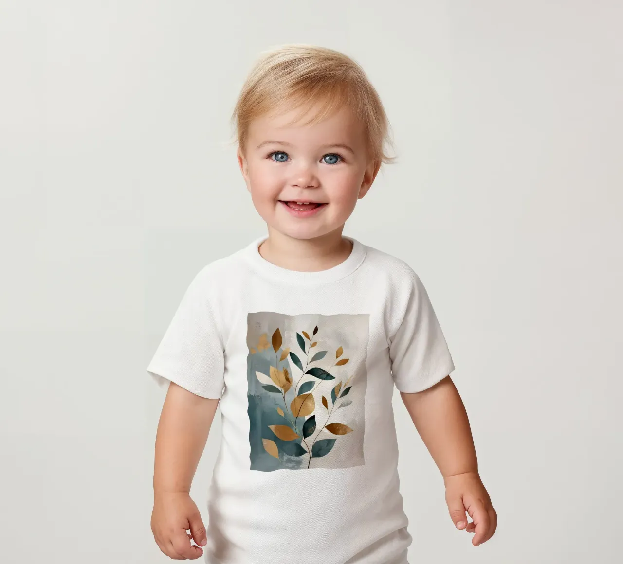 Gouden bladeren baby t-shirt van Artistic-shop
