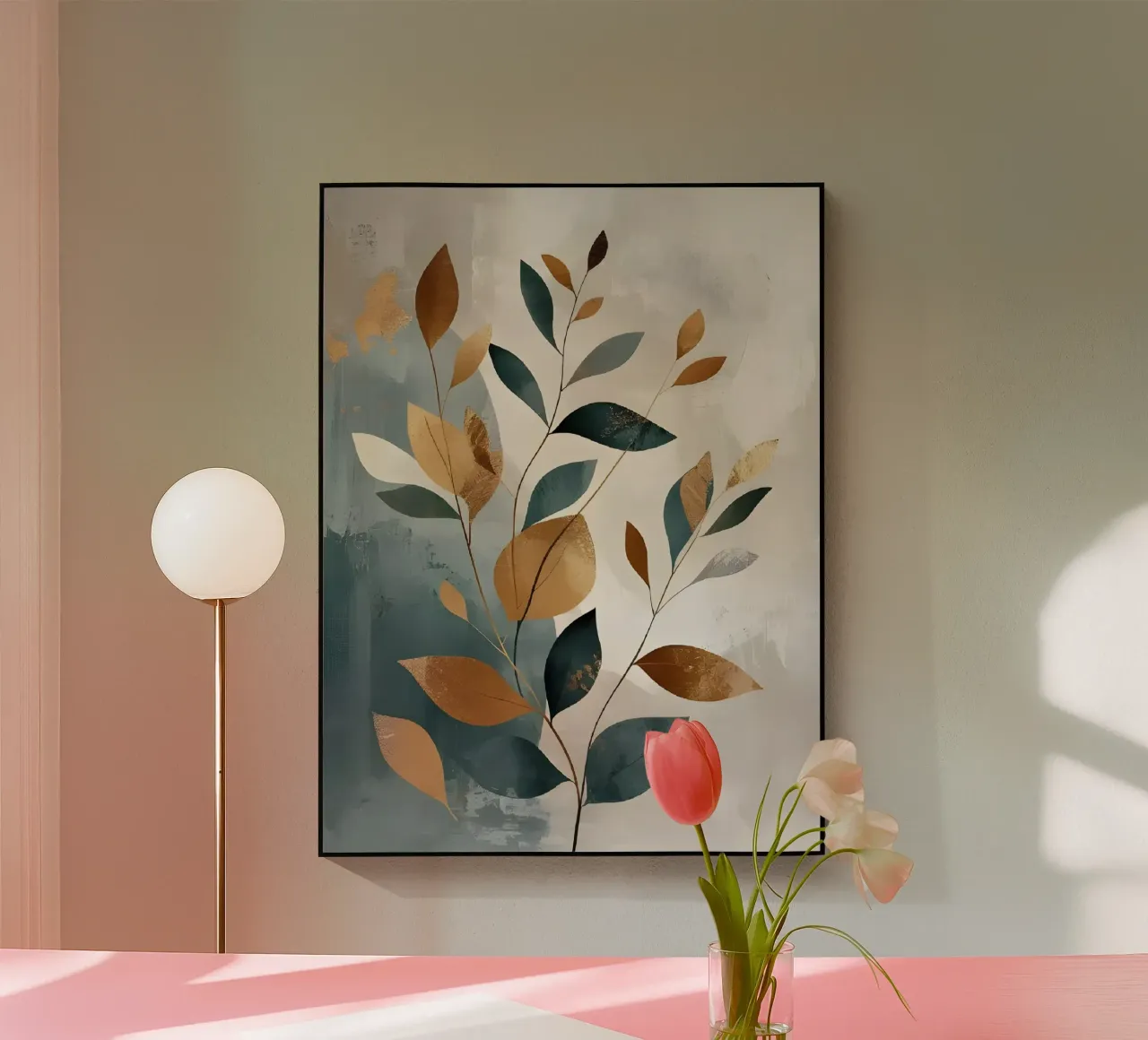 Foglie d'oro plexiglass da Artistic-shop