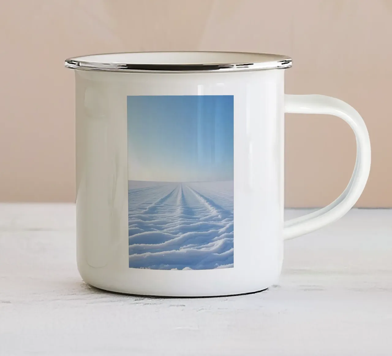 Road cloud tazza in smalto da scoten