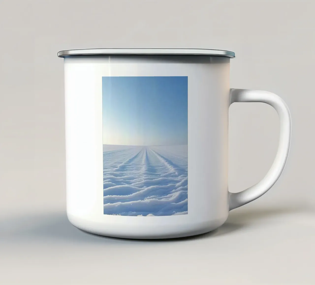 Road cloud tazza in smalto da scoten