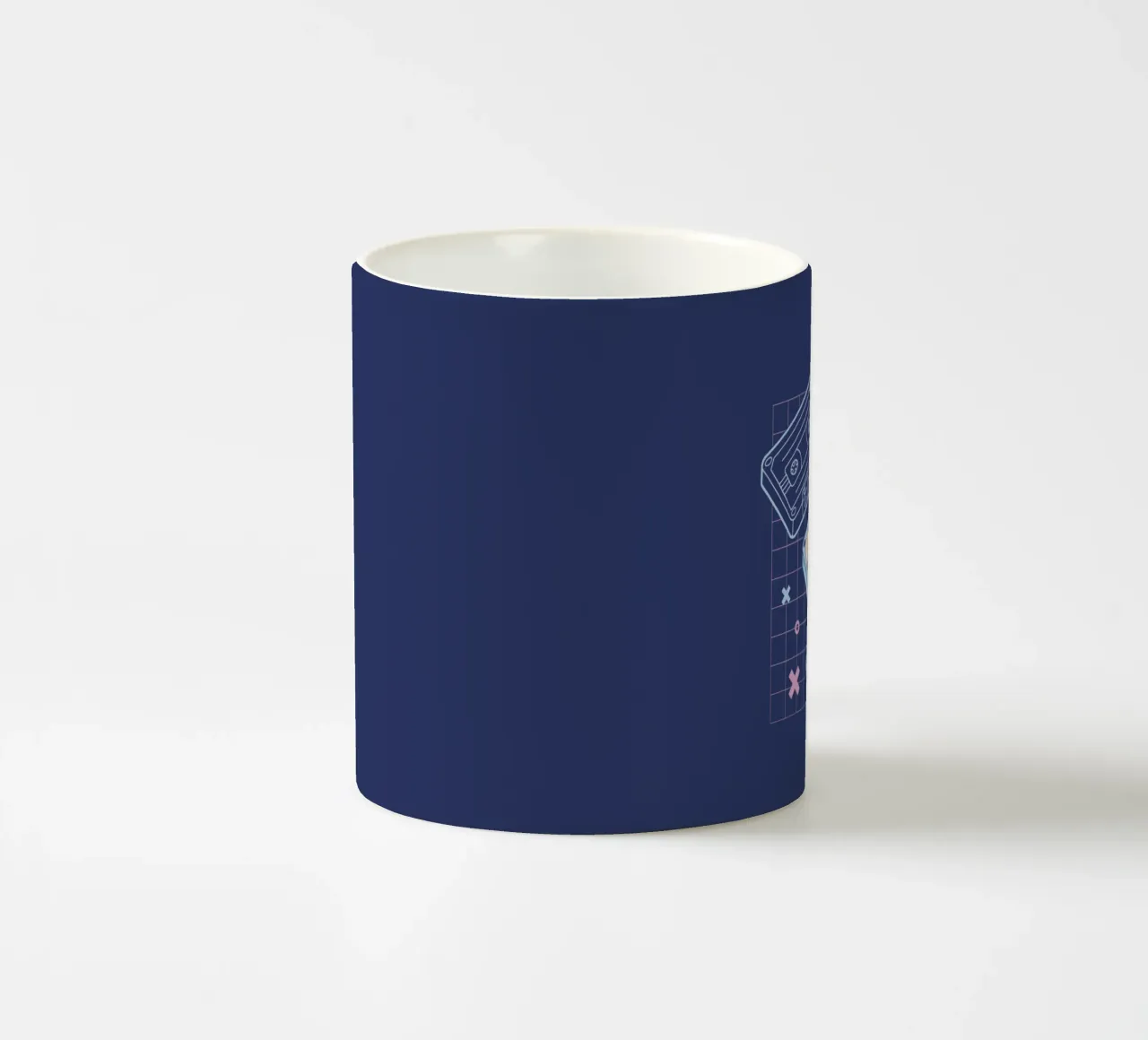 Alte Kassette Keramik Tasse von Gunawan Rb