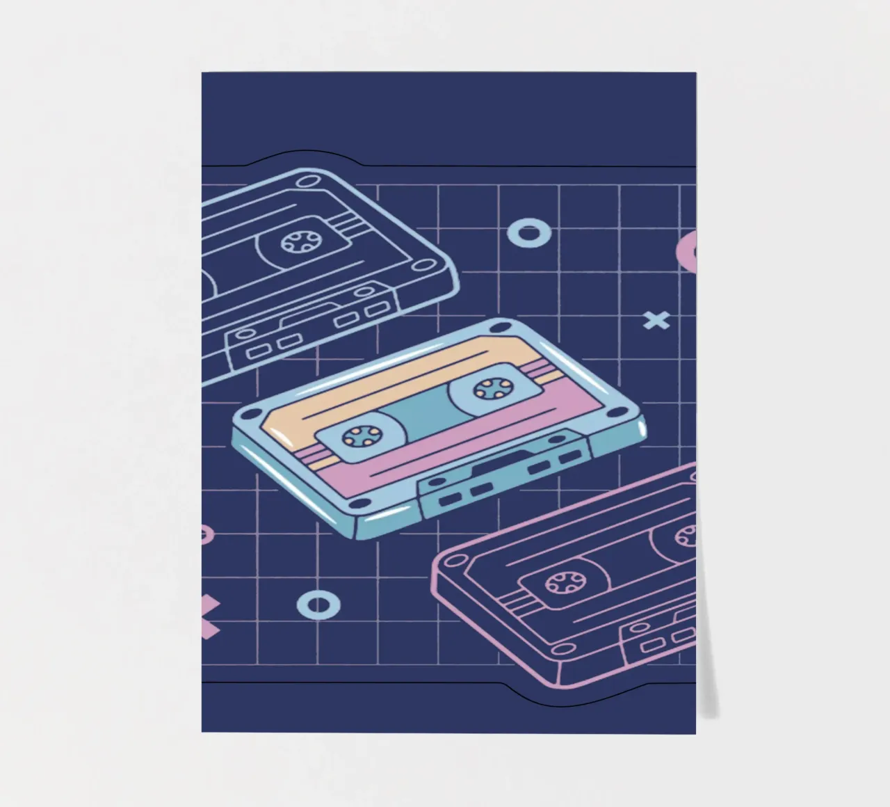 Ancienne cassette planche autocollant de Gunawan Rb