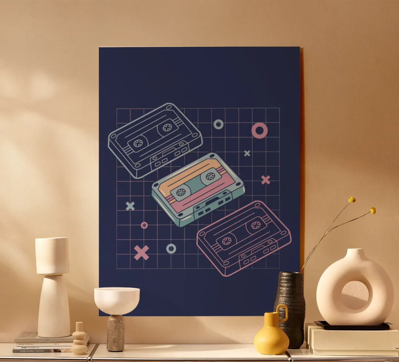 Old Cassette acrylic glass by Gunawan Rb