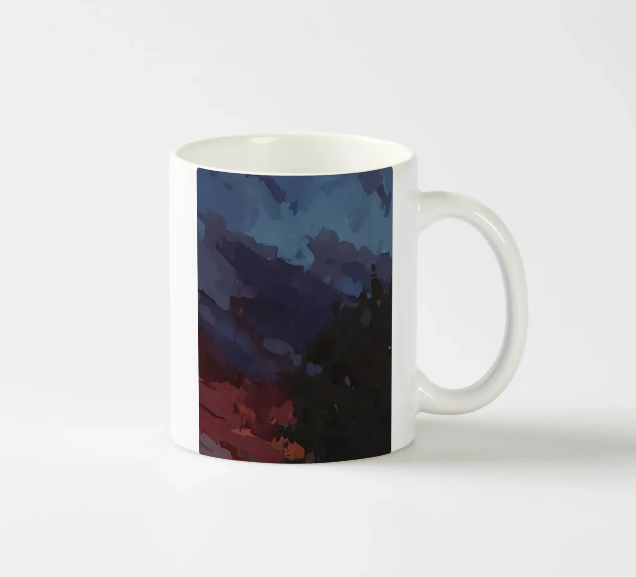 shadow ink print tazza in ceramica da scoten