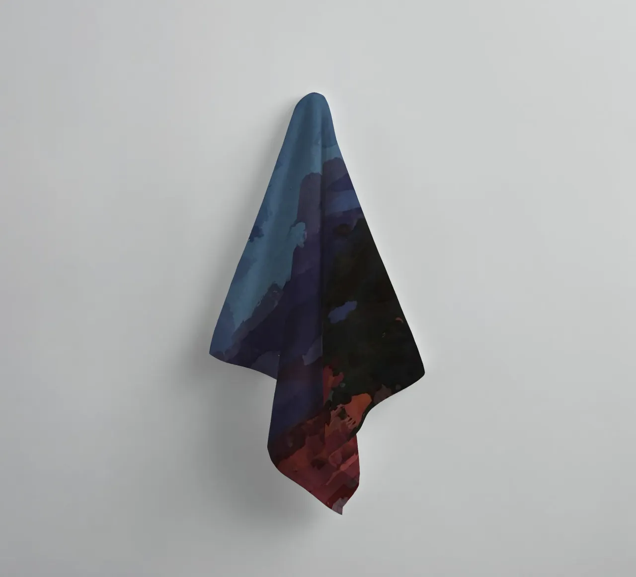 shadow ink print asciugamano da bagno da scoten