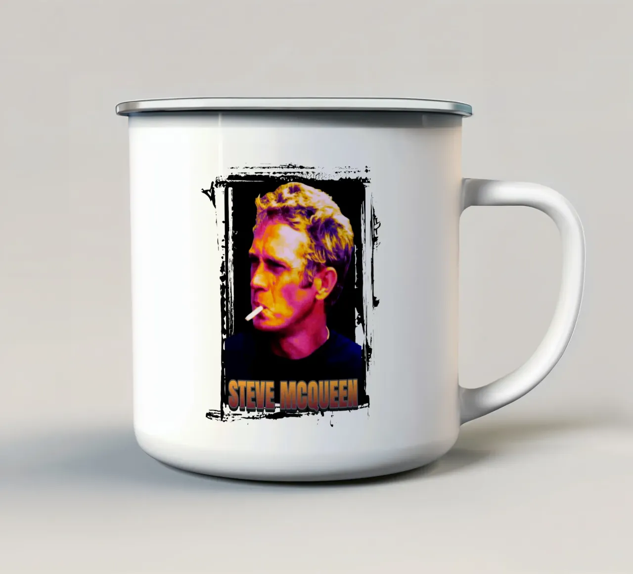 Giacca da sera Steve McQueen tazza in smalto da LUMINTU