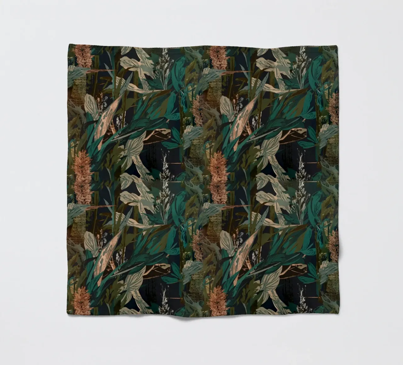 Dark Botanical Pattern coperta in pile da AzStore11