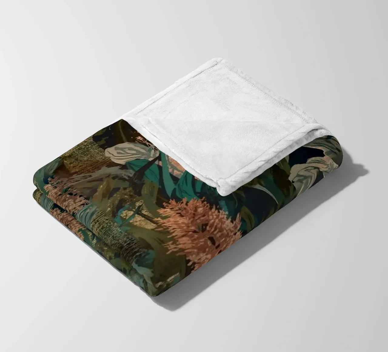 Dark Botanical Pattern coperta in pile da AzStore11