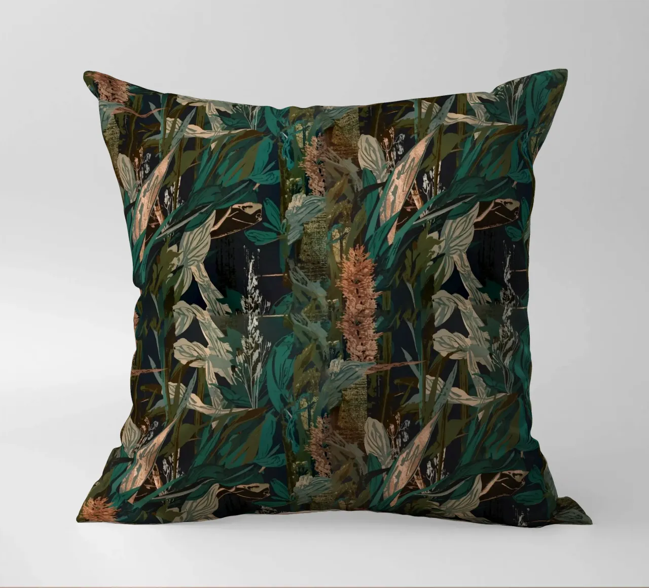 Dark Botanical Pattern cuscino da AzStore11