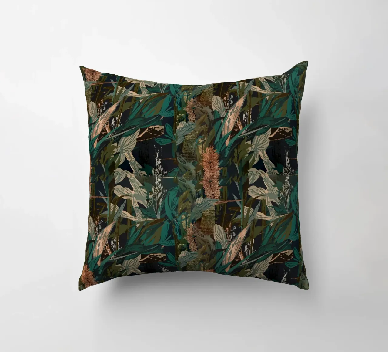Dark Botanical Pattern cuscino da AzStore11