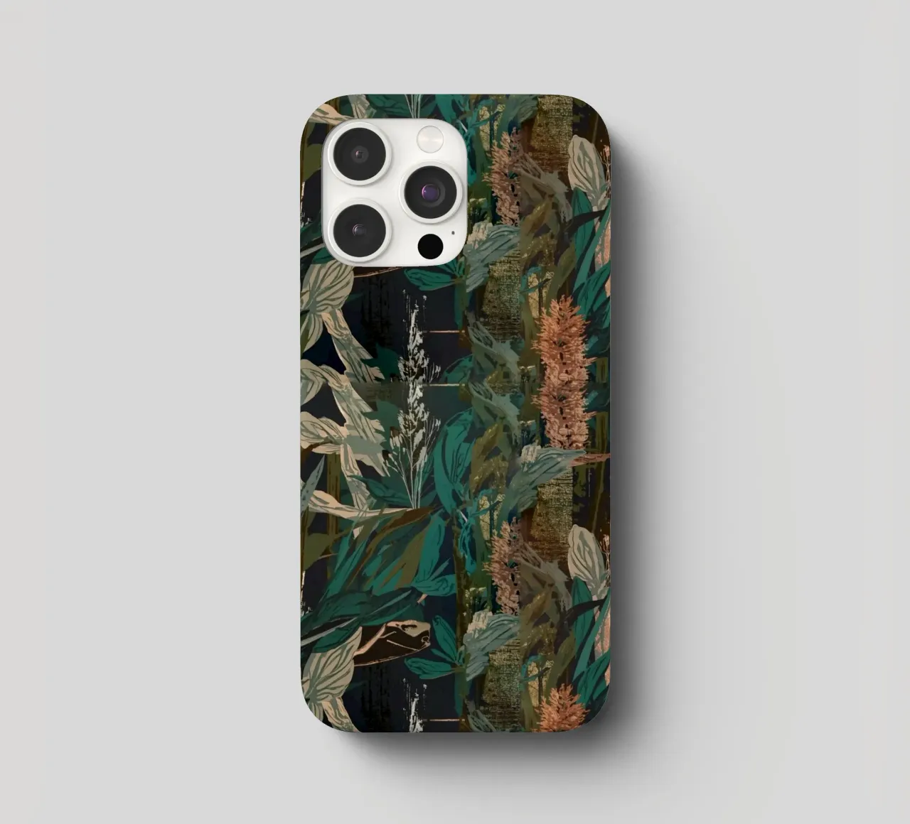 Dark Botanical Pattern cover iphone da AzStore11