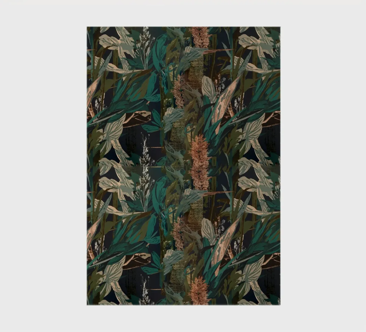 Dark Botanical Pattern diario da AzStore11