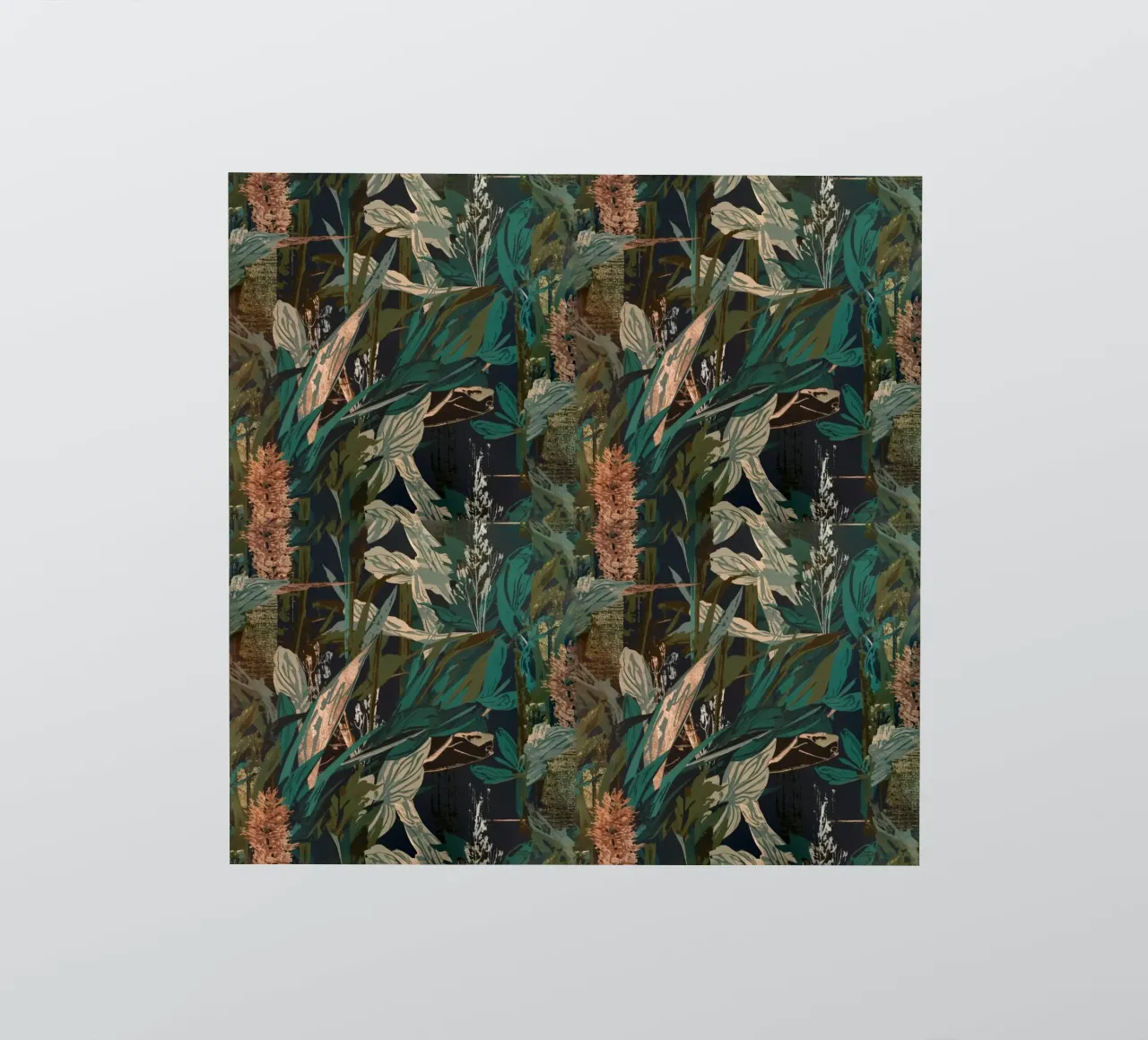 Dark Botanical Pattern adesivo da AzStore11