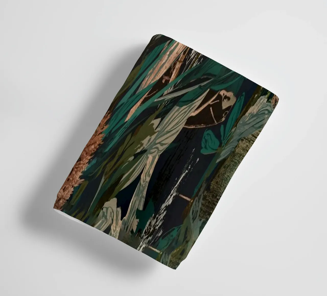 Dark Botanical Pattern towel by AzStore11