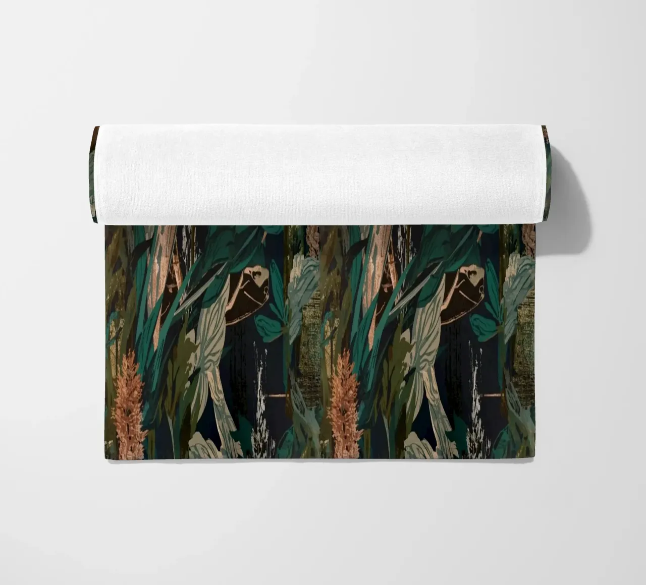 Dark Botanical Pattern telo mare da AzStore11