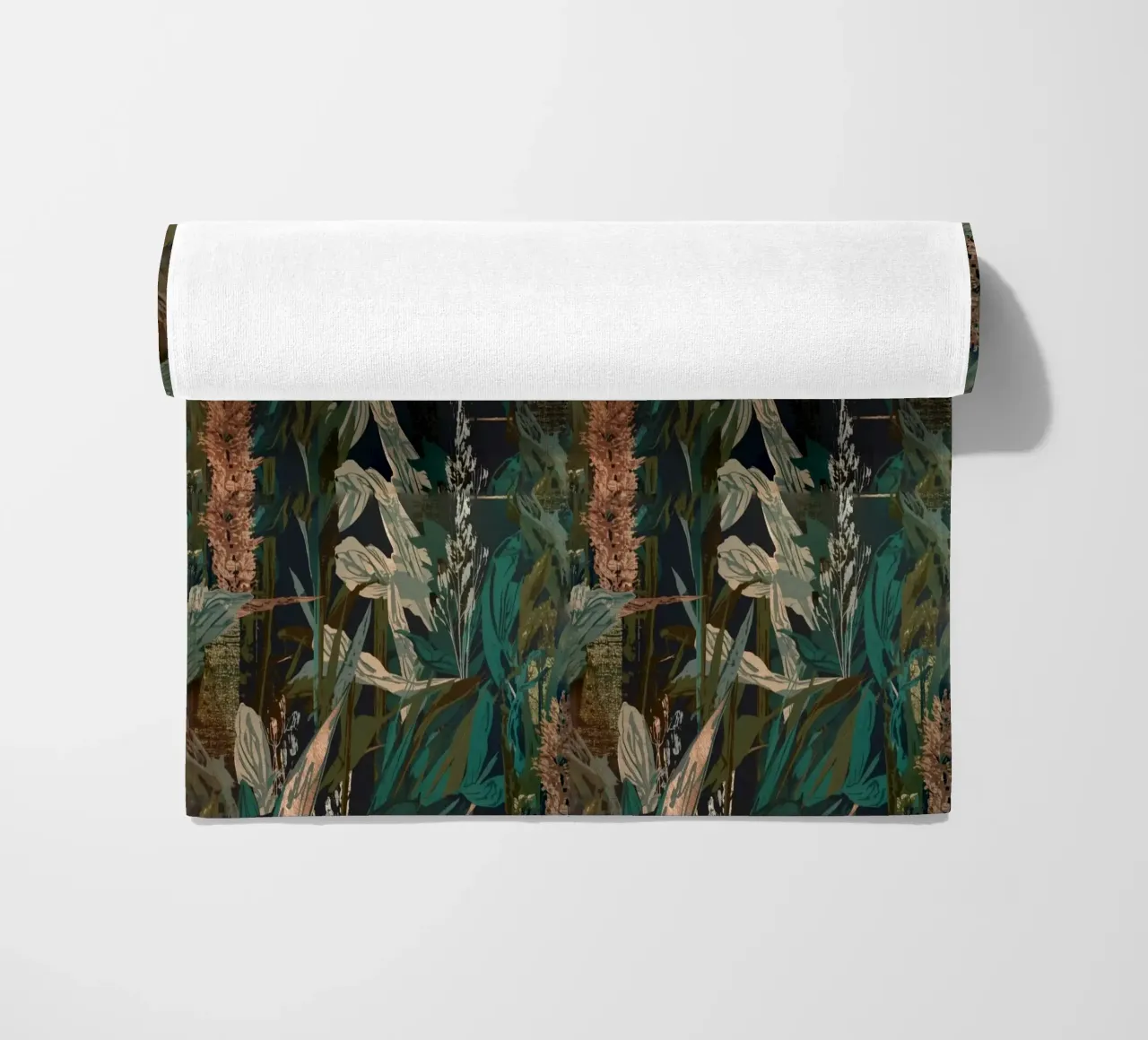 Dark Botanical Pattern telo mare da AzStore11