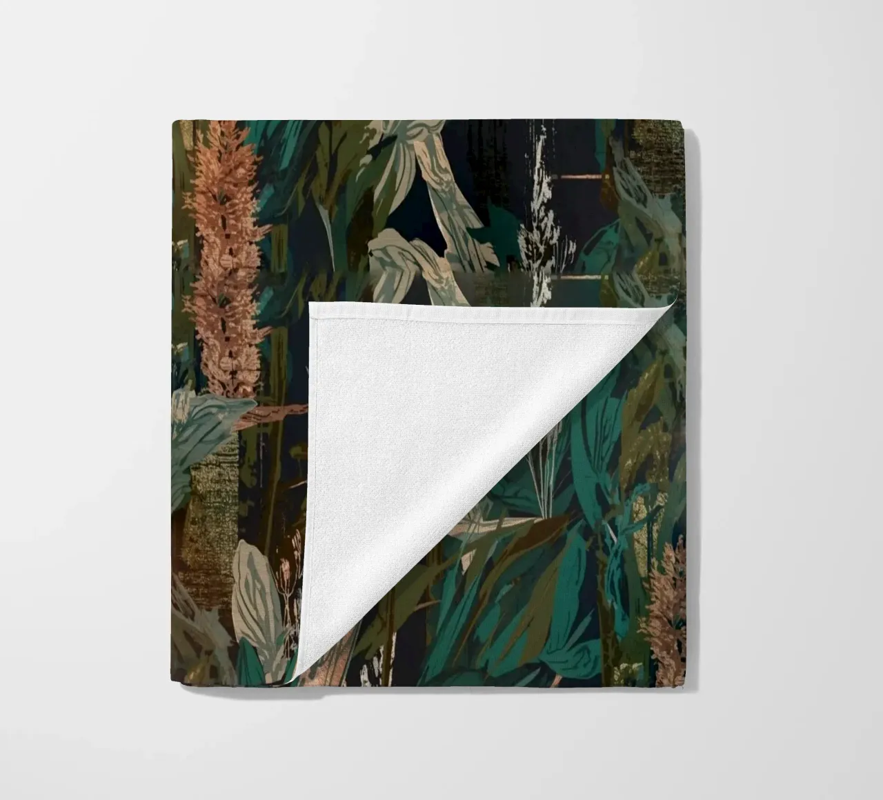 Dark Botanical Pattern telo mare da AzStore11