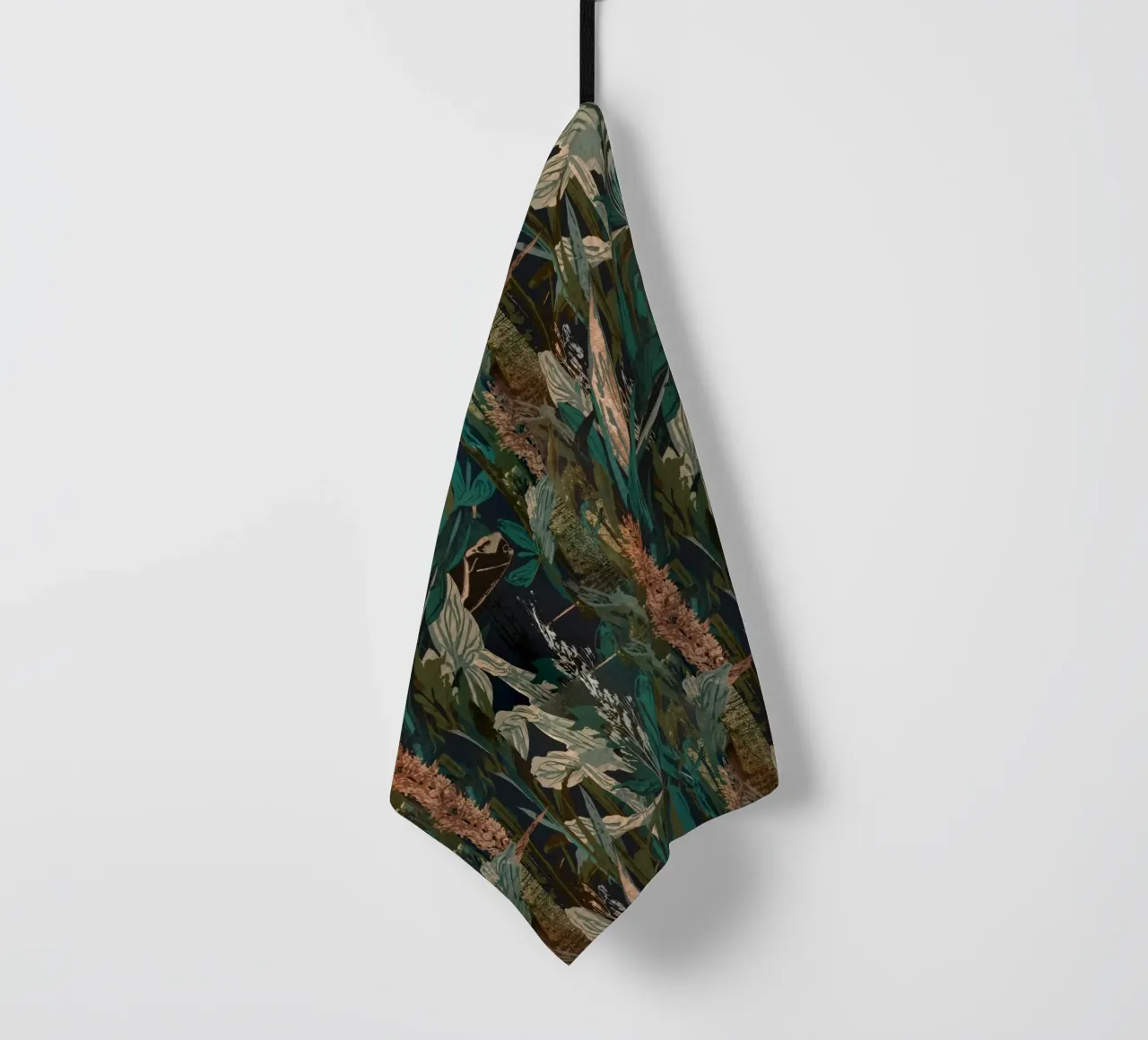 Dark Botanical Pattern canovaccio da cucina da AzStore11