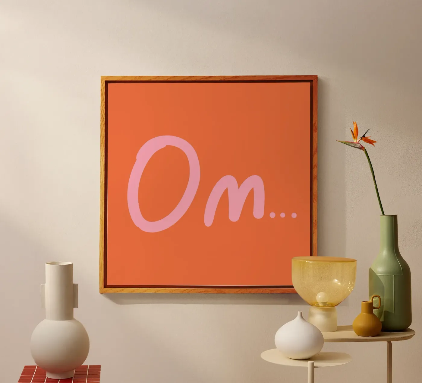 Om..... Acryl-Glas von Julia Reyelt