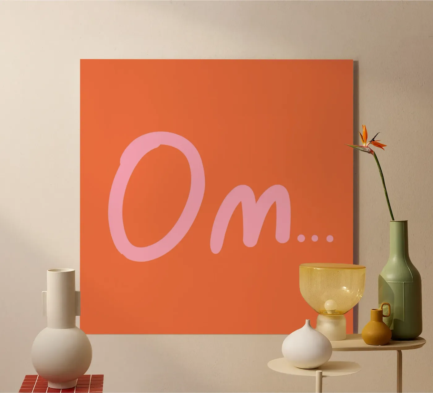 Om..... Acryl-Glas von Julia Reyelt