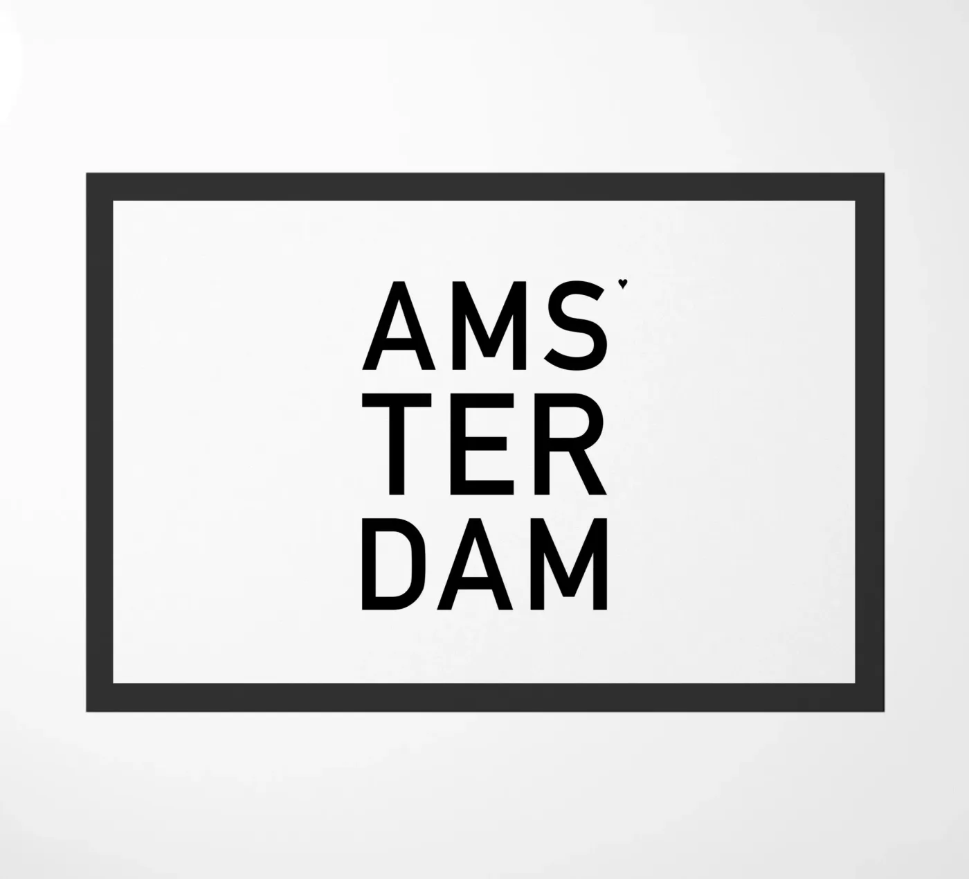 Amsterdam doormat by typotraveler