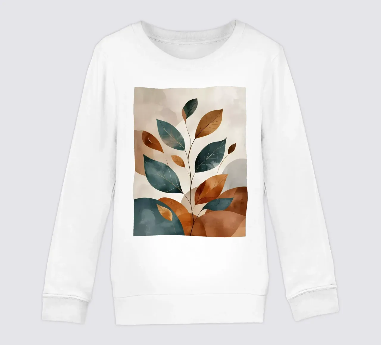 Autumnal Elegance kids sweatshirt by Artistic-shop