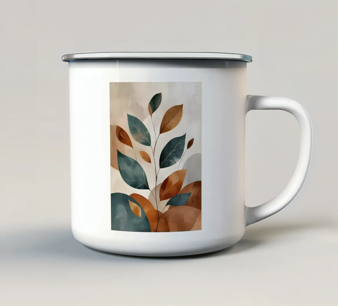 Eleganza autunnale tazza in smalto da Artistic-shop