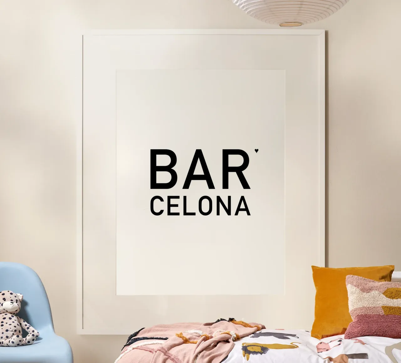 Barcelona poster da typotraveler