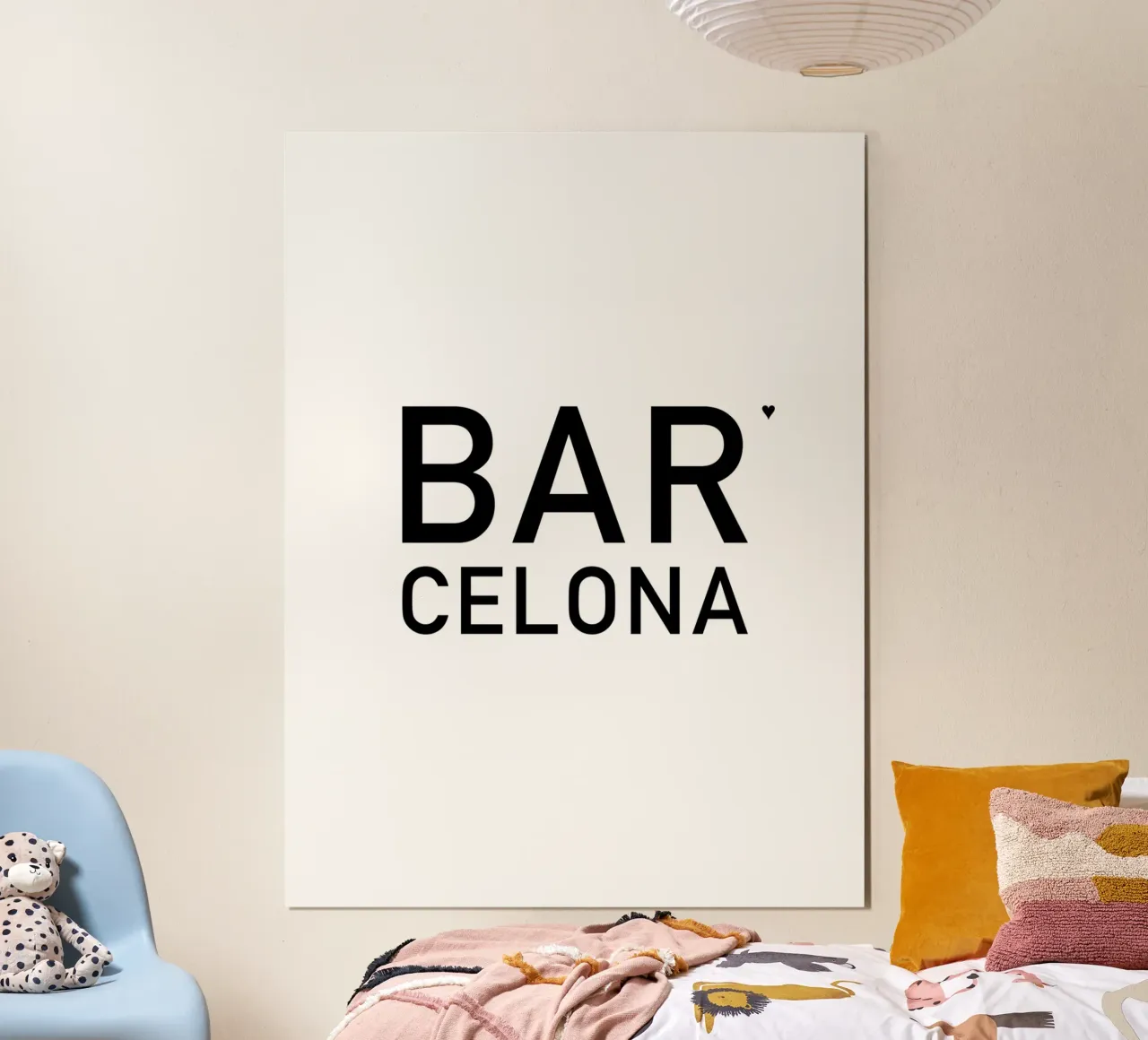 Barcelona poster da typotraveler