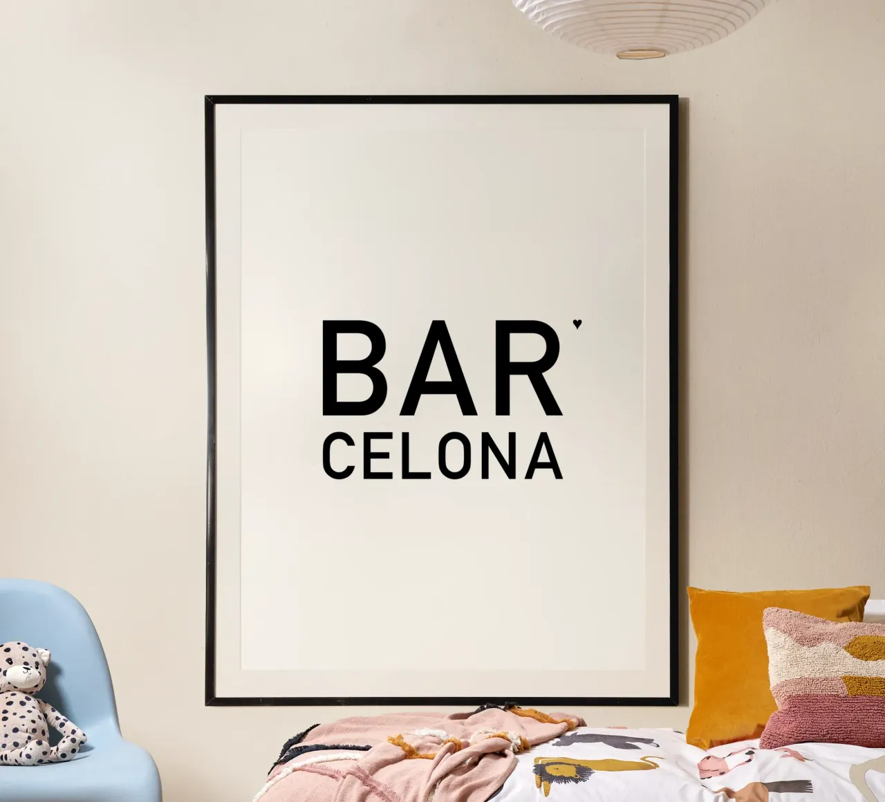 Barcelona poster da typotraveler