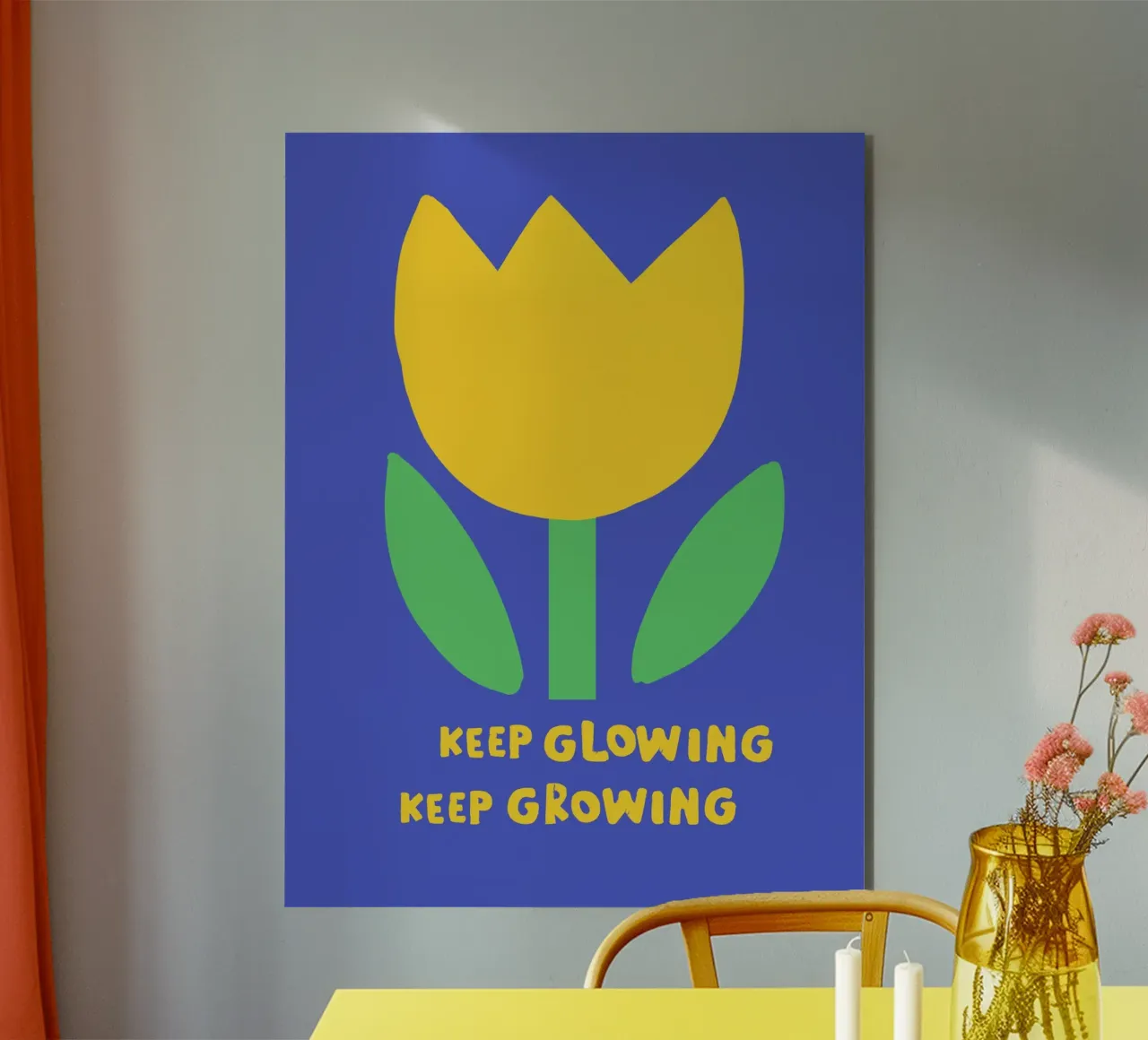 Continuare a brillare Continuare a crescere alluminio dibond da Julia Reyelt