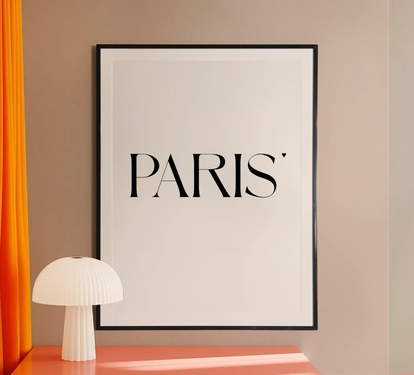 Paris poster by typotraveler